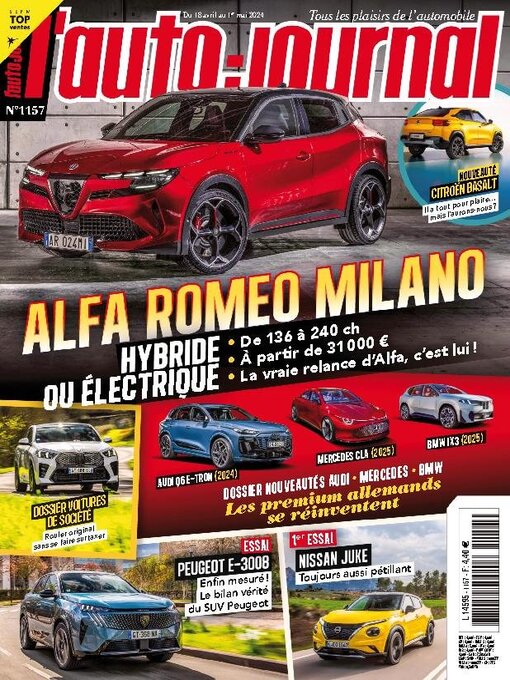 Title details for L'auto Journal by Editions Mondadori Axel Springer (EMAS) - Available